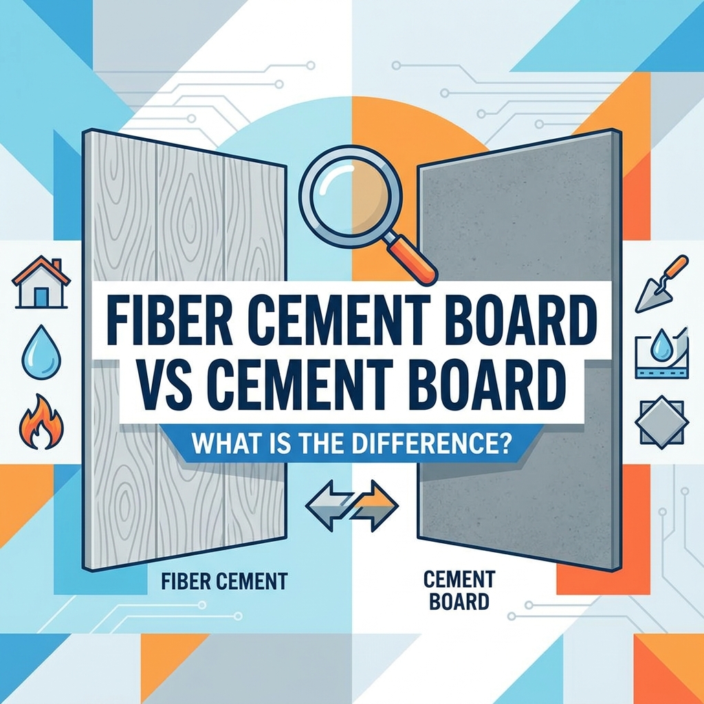 Fiber &Ccedil;imento Levha vs &Ccedil;imento Levha: Fark Nedir?